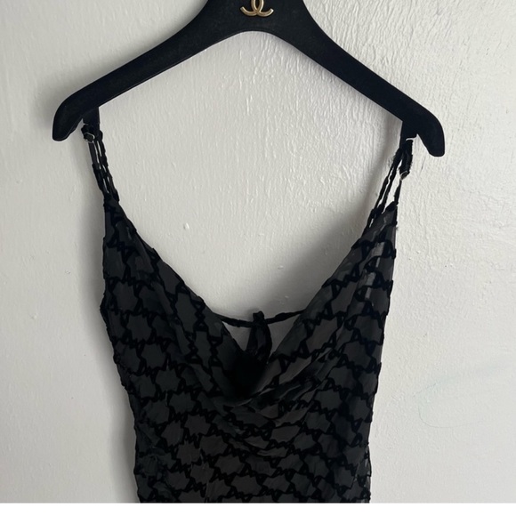 Meshki Mikela velvety monogram black dress - Picture 9 of 10